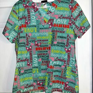 Medium scrub top, never worn